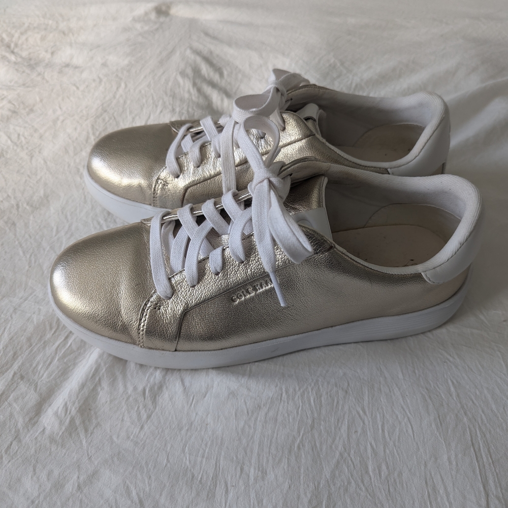 Cole Haan Women's Metallic Gold Sneakers